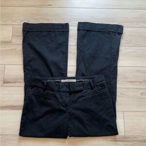 Old Navy Low Rise Flare Black Trousers Dress Work Office Pants